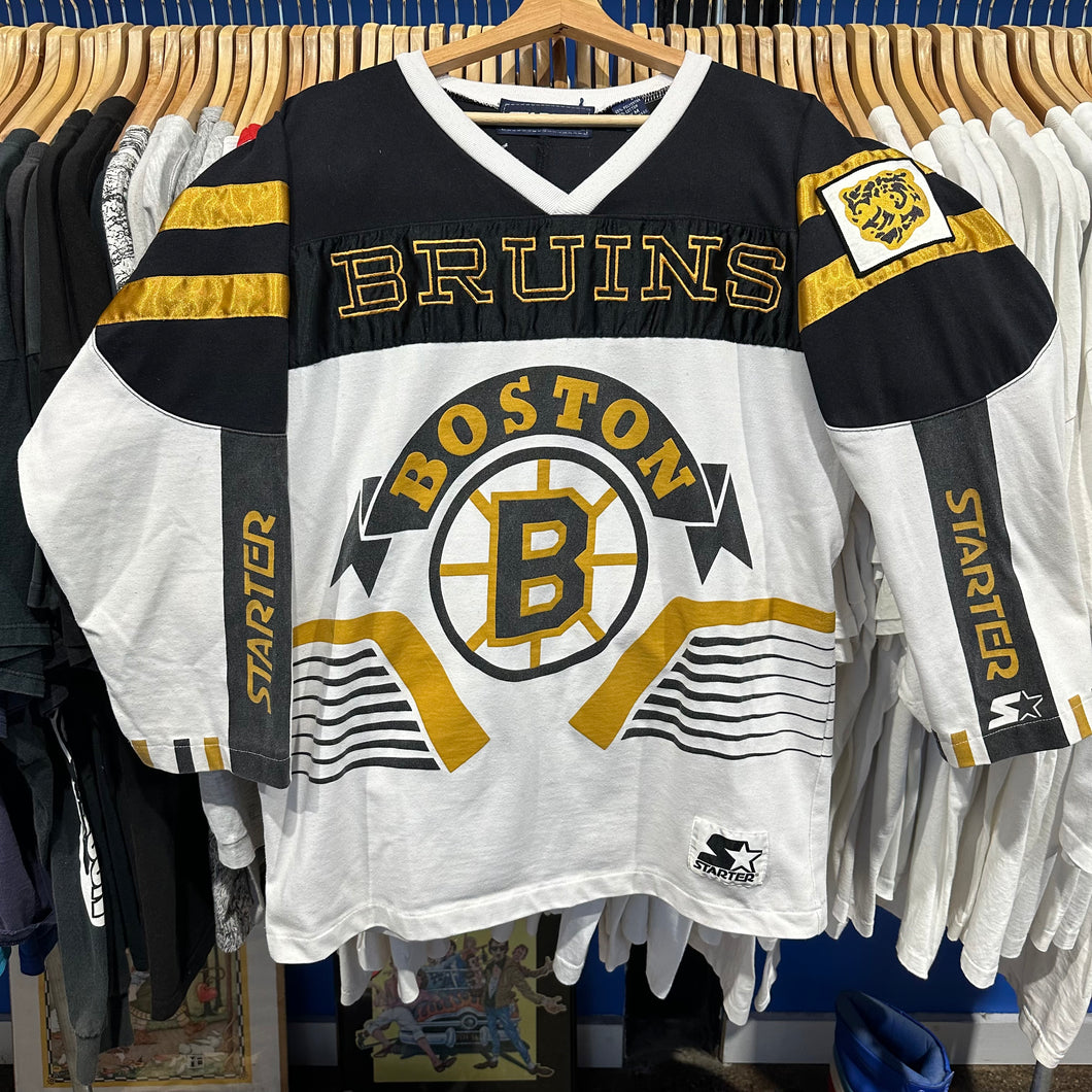 Boston Bruins Starter Jersey Style Sweatshirt