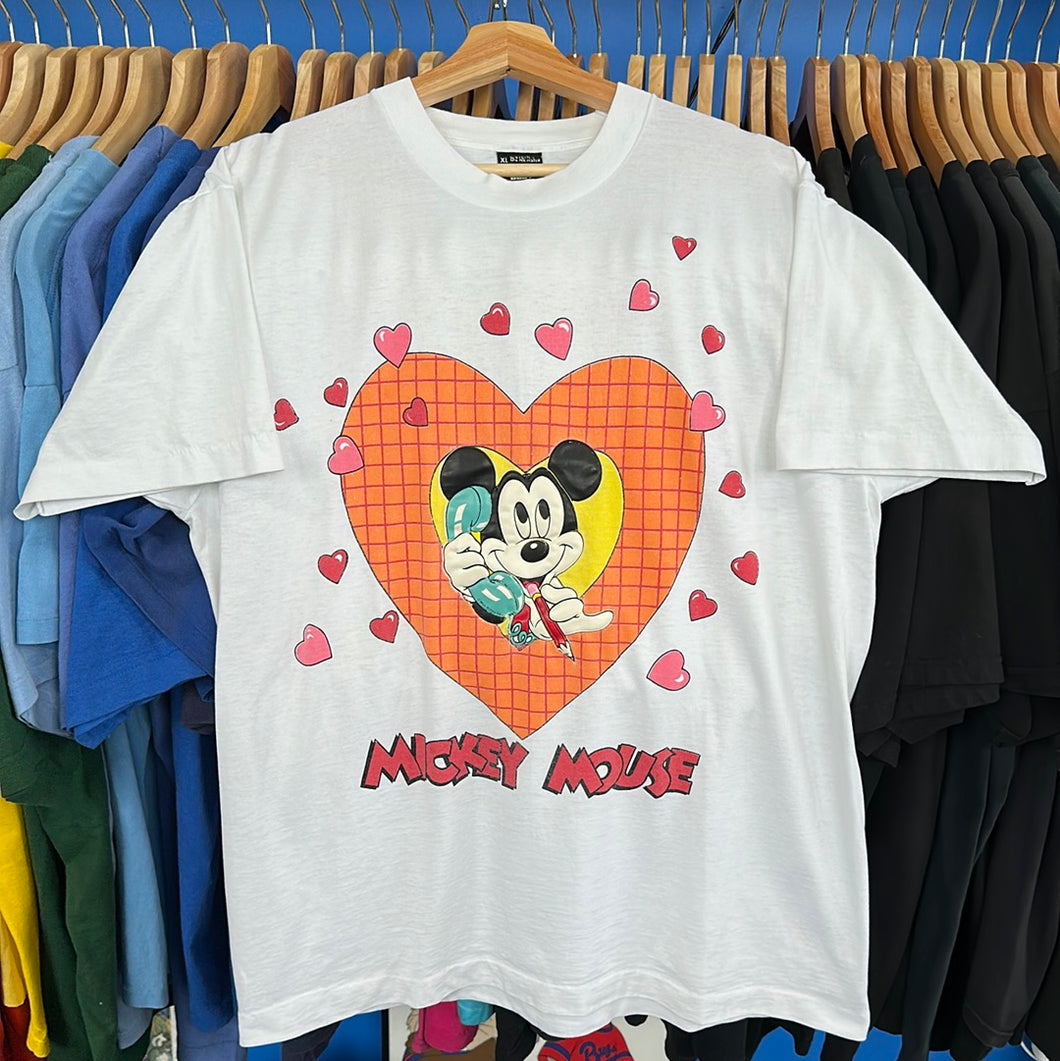 Mickey Mouse Heart Phone T-Shirt