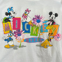 Load image into Gallery viewer, Mickey Flowers Crop Top T-Shirt
