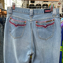 Load image into Gallery viewer, Scrambler Denim Pink Pink Pocket Flare Pants
