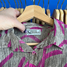 Load image into Gallery viewer, Campus Casuals Silk Half Button Up

