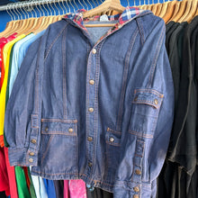 Load image into Gallery viewer, Denim Hooded Jacket
