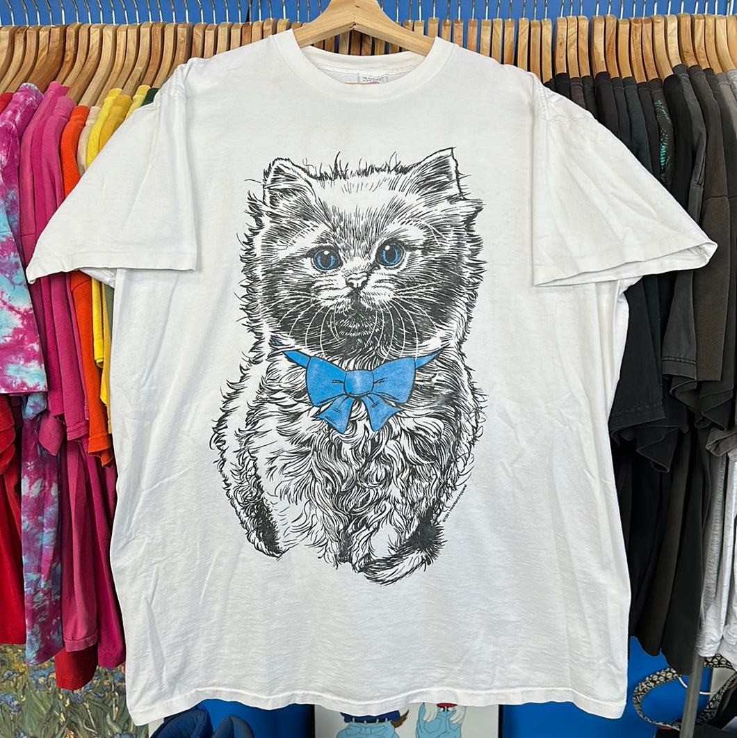 Blue Ribbon Cat T-Shirt