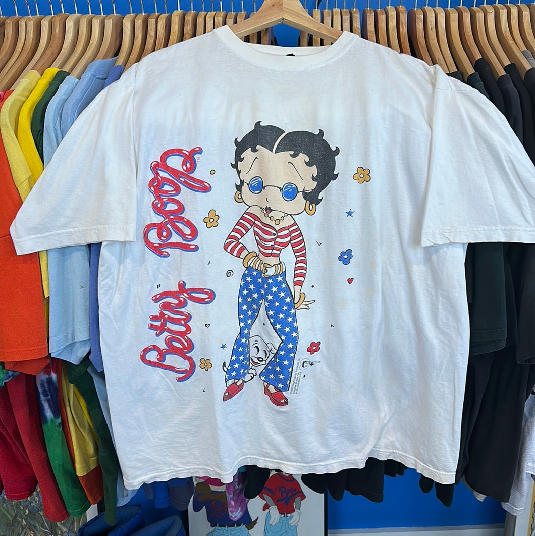 Betty Boop Patriotic Disco T-shirt