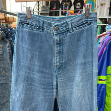Load image into Gallery viewer, Brittania Denim Blue Pocket Flare Pants
