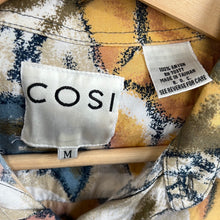 Load image into Gallery viewer, Cosi Patterned Rayon Button Up
