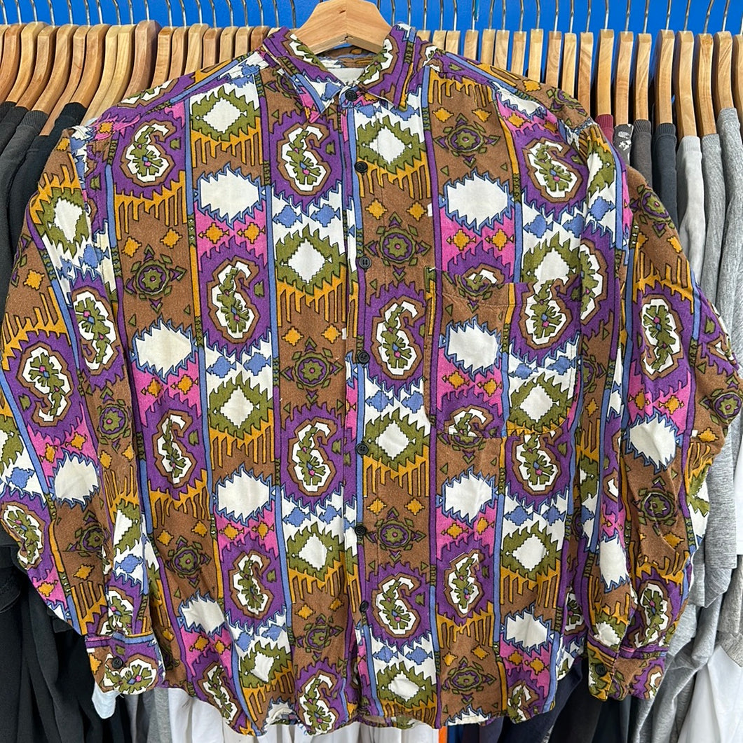 Pattern Paisley Button Up