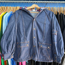 Load image into Gallery viewer, Denim Hooded Jacket
