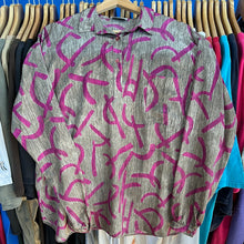 Load image into Gallery viewer, Campus Casuals Silk Half Button Up
