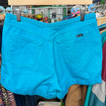 Load image into Gallery viewer, Blue Button Fly Gitano Denim Shorts
