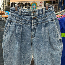 Load image into Gallery viewer, Lee Dark Acid Wash Denim Double Button Pants

