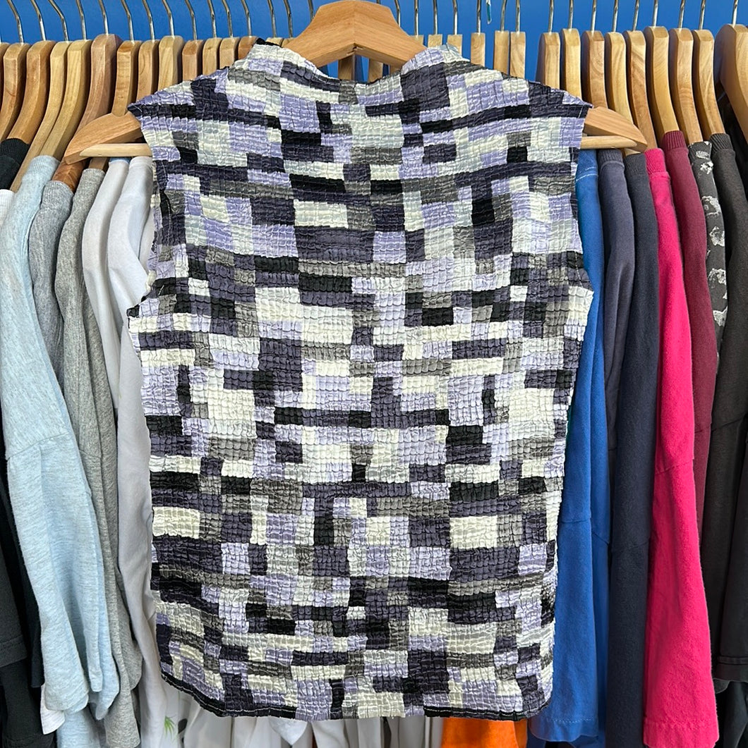 Square Patterned Femme Tank