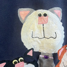 Load image into Gallery viewer, Cats Appliqué Crewneck
