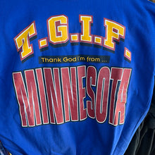 Load image into Gallery viewer, Thank God I’m from Minnesota Crewneck Sweatshirt
