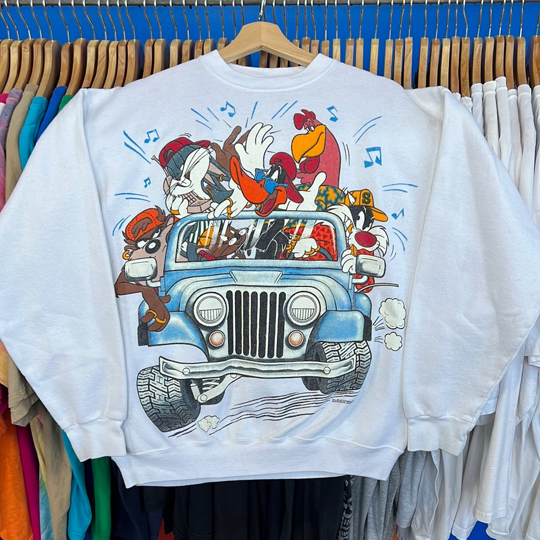 Looney Tunes Jeep Crewneck