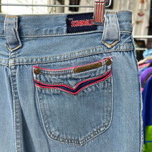 Load image into Gallery viewer, Scrambler Denim Pink Pink Pocket Flare Pants
