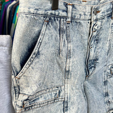 Load image into Gallery viewer, Street Wise Acid Wash Jean Shorts
