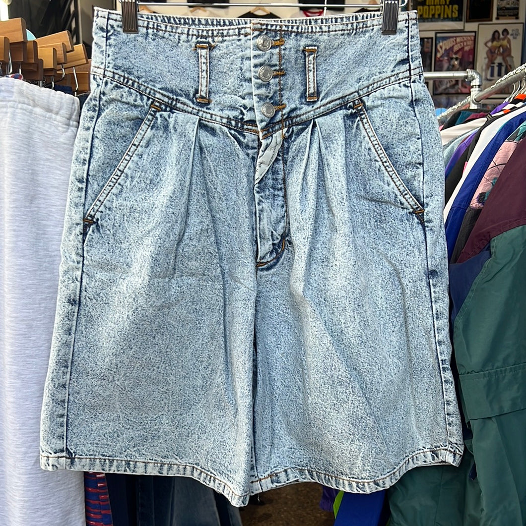 Jordache Stone Wash High Waisted Shorts