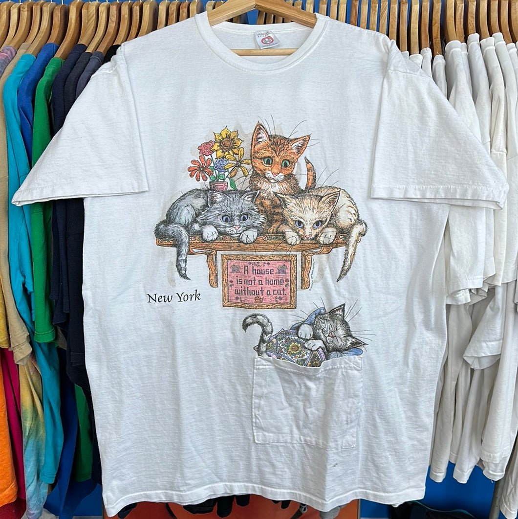 Cats Pocket Sleep T-Shirt