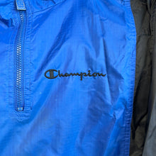 Load image into Gallery viewer, Blue and Black Champion Windbreaker
