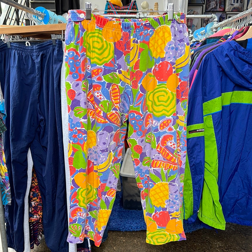 Patterned Cotton Funky Pants