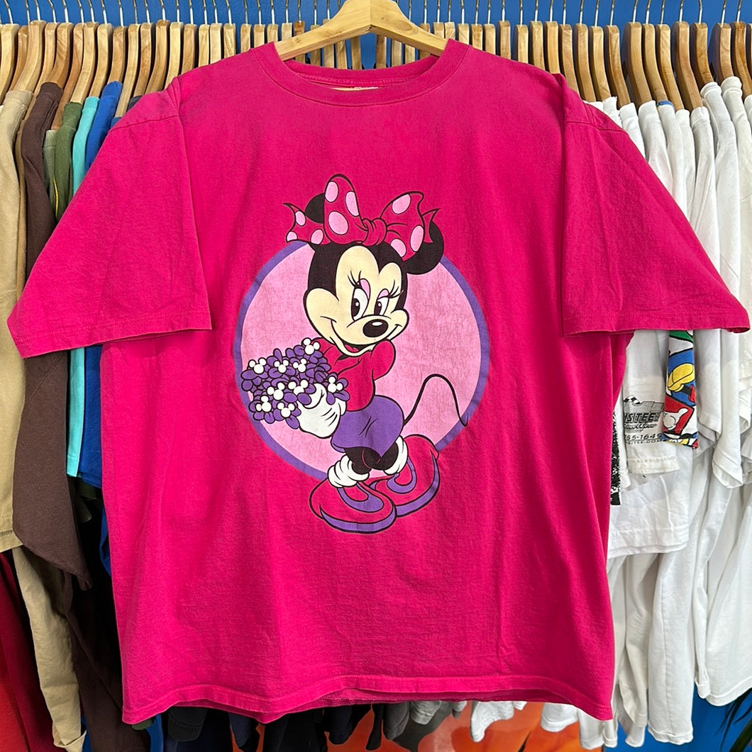 Minnie Mouse with flowers T-shirt
