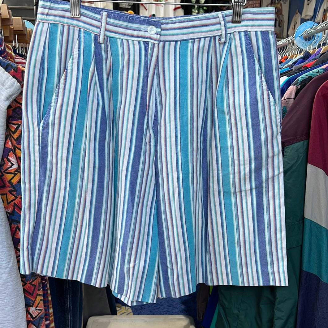 Jantzen Striped & Pleated Shorts