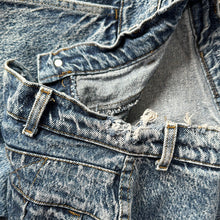 Load image into Gallery viewer, Lee Dark Acid Wash Denim Double Button Pants
