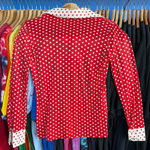 Load image into Gallery viewer, Red Polka Dot Femme Blouse
