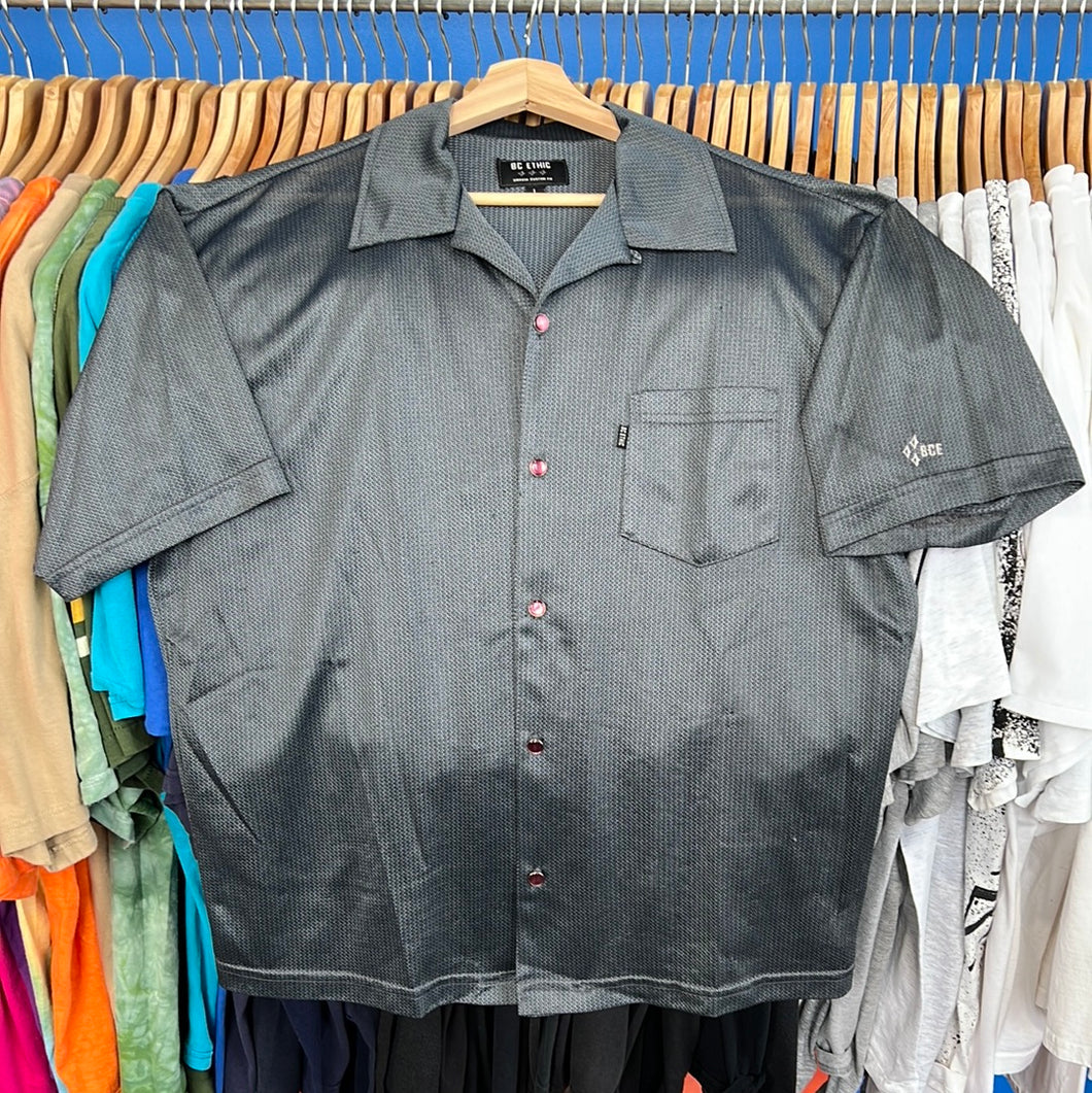 BC Ethic Mesh Disco Button Up