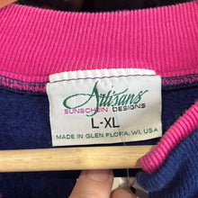 Load image into Gallery viewer, Embroidered Birds Crewneck Cardigan
