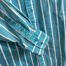 Load image into Gallery viewer, Vertical Stripe Wrangler Button Up
