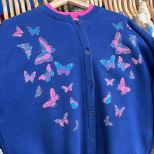 Load image into Gallery viewer, Butterfly Crewneck Cardigan
