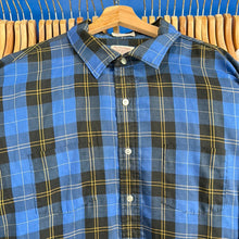 Load image into Gallery viewer, Blue Plaid Lightweight Button Up
